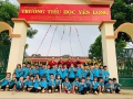 HOẠT ĐỘNG TRẢI NGHIỆM THAM QUAN TRƯỜNG TIỂU HỌC CỦA CÁC BÉ 5 TUỔI TRƯỜNG MN ĐỒNG YÊN